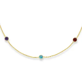 14K Gold Semi-Precious Necklace