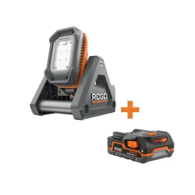 18-Volt Cordless Flood Light with Detachable Light with 1.5 Ah Lithium-Ion Battery