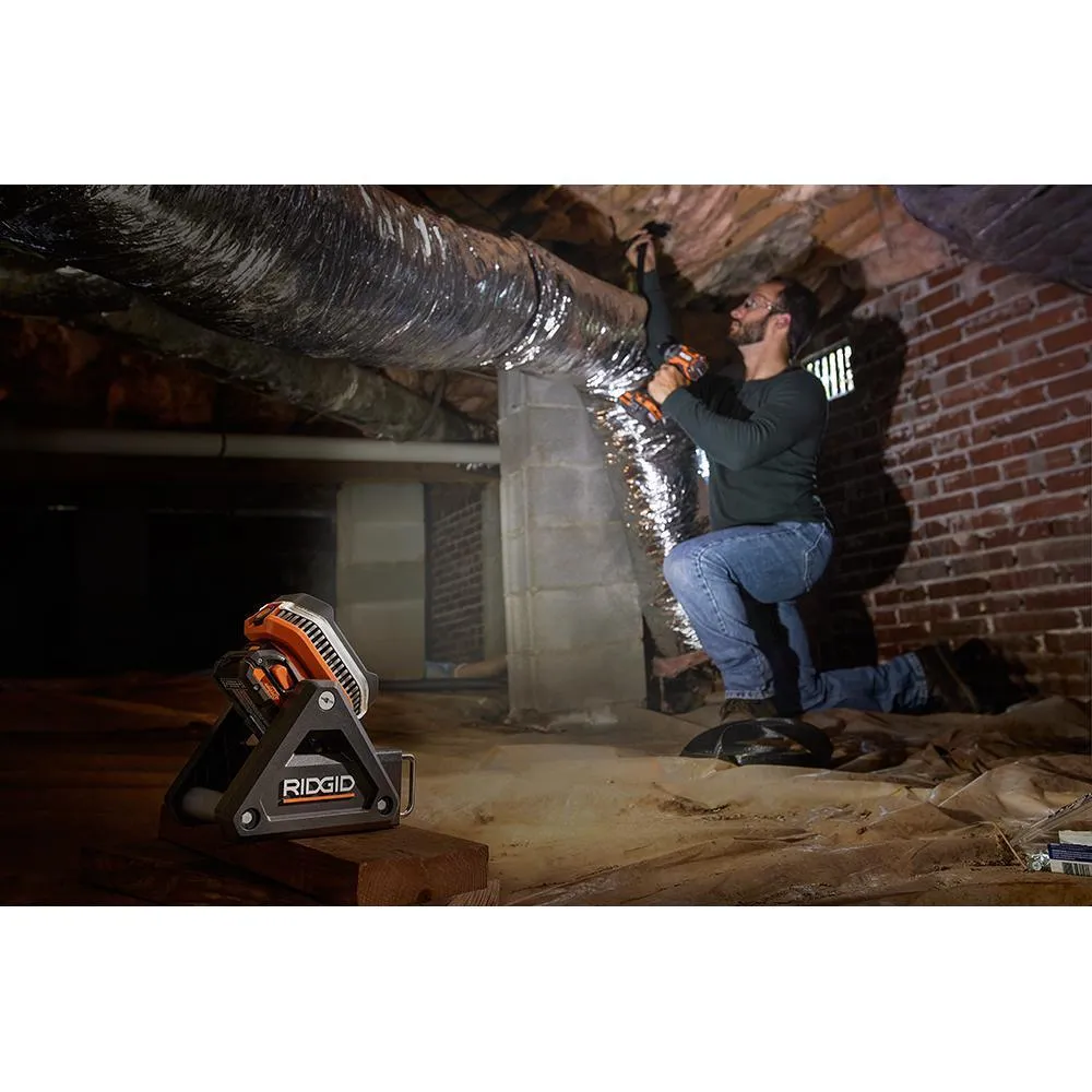 18-Volt Cordless Flood Light with Detachable Light with 1.5 Ah Lithium-Ion Battery