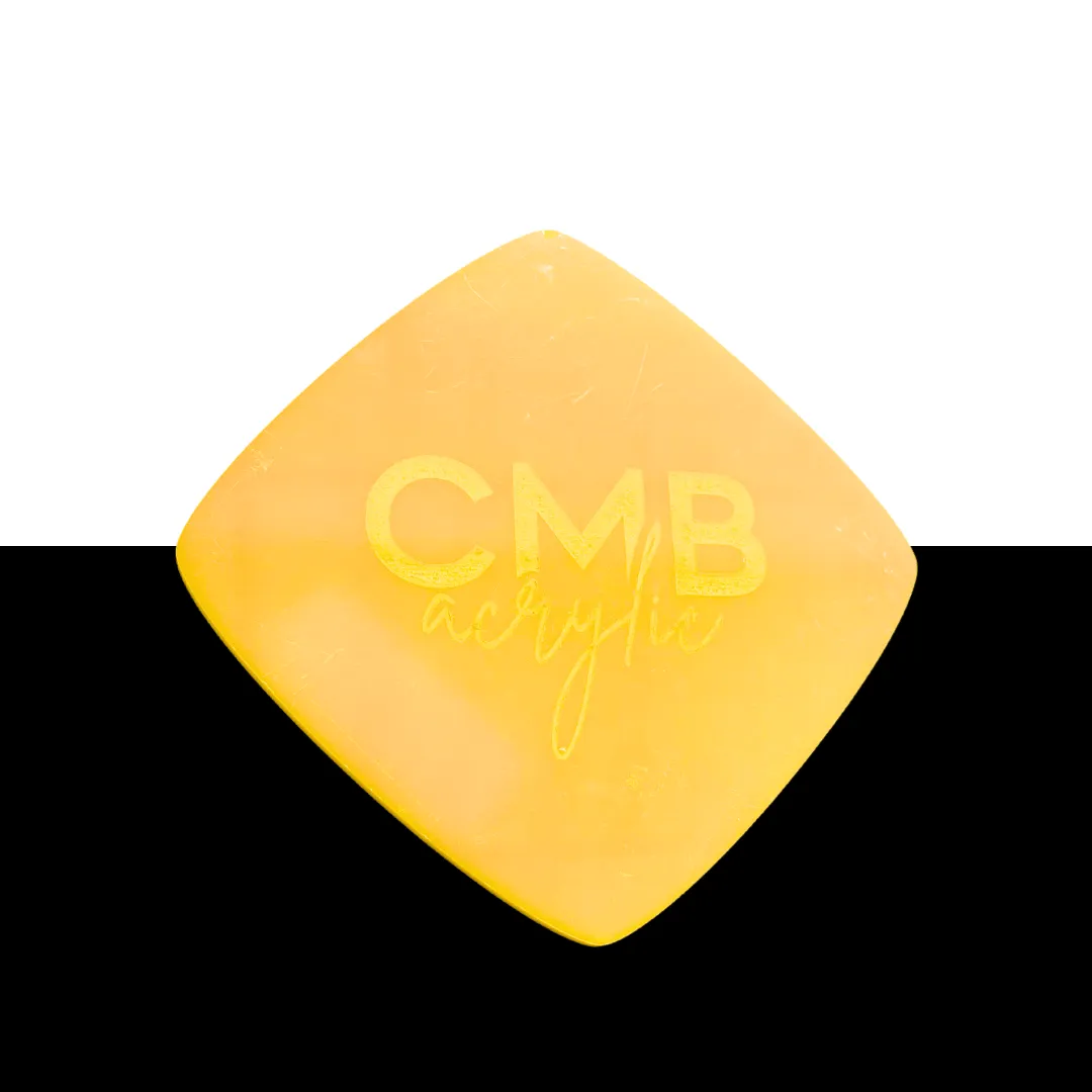 1/8" Iridescent Sunset Series Engraves Yellow Two Tone Acrylic Sheets