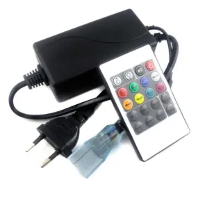 220v 5050 RGB 9mm Strip Light Controller With Remote