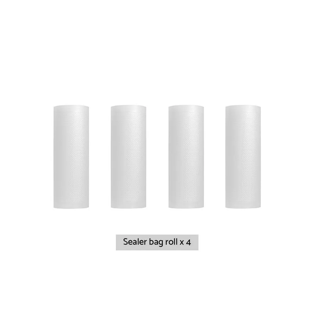 4 Rolls Food Vacuum Sealer Bags Storage Saver Heat Sealing Bag Pack 20CMX6M