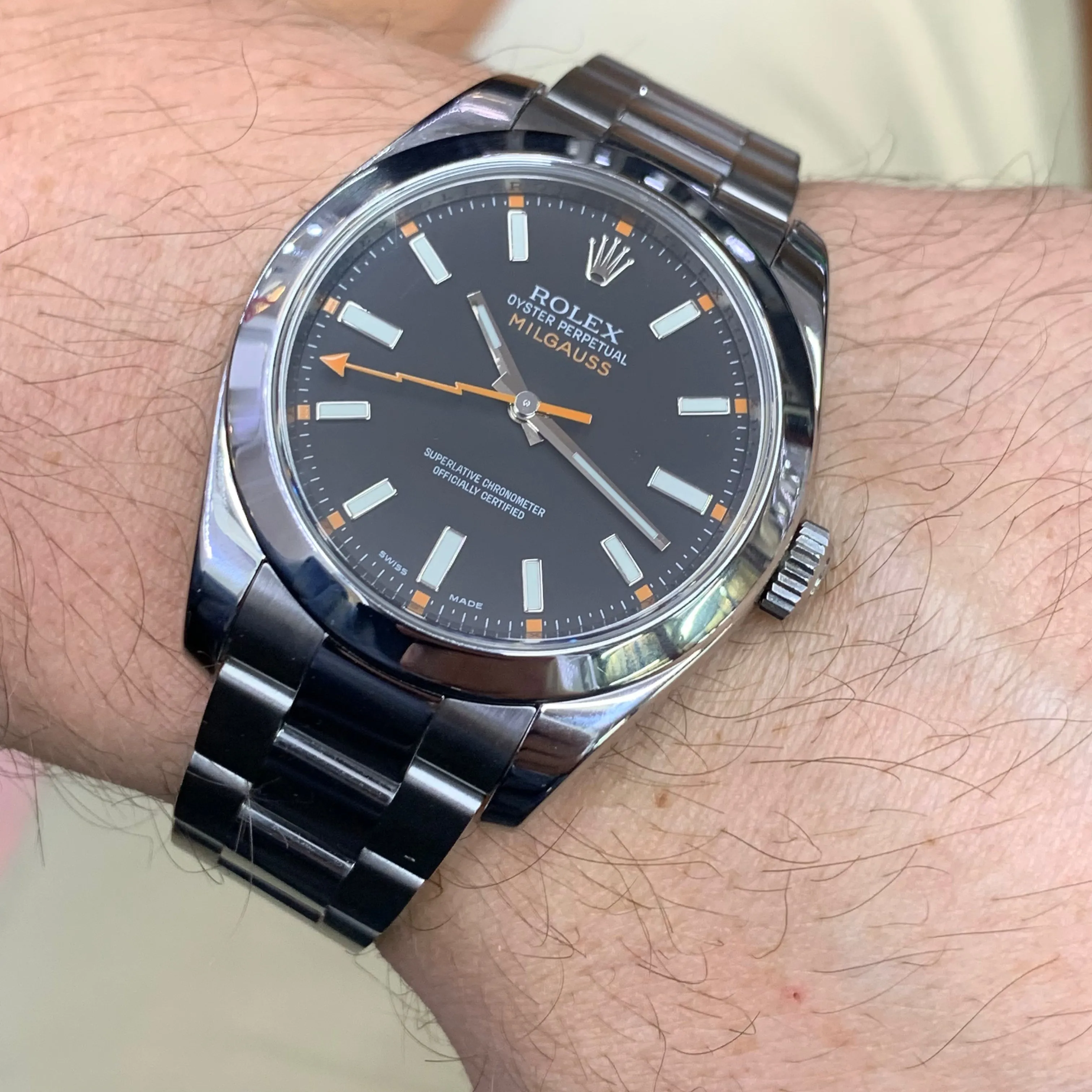 40mm Rolex Milgauss Watch