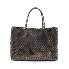 ANTEPRIMA Wirebag Intreccio Tote Bag Brown