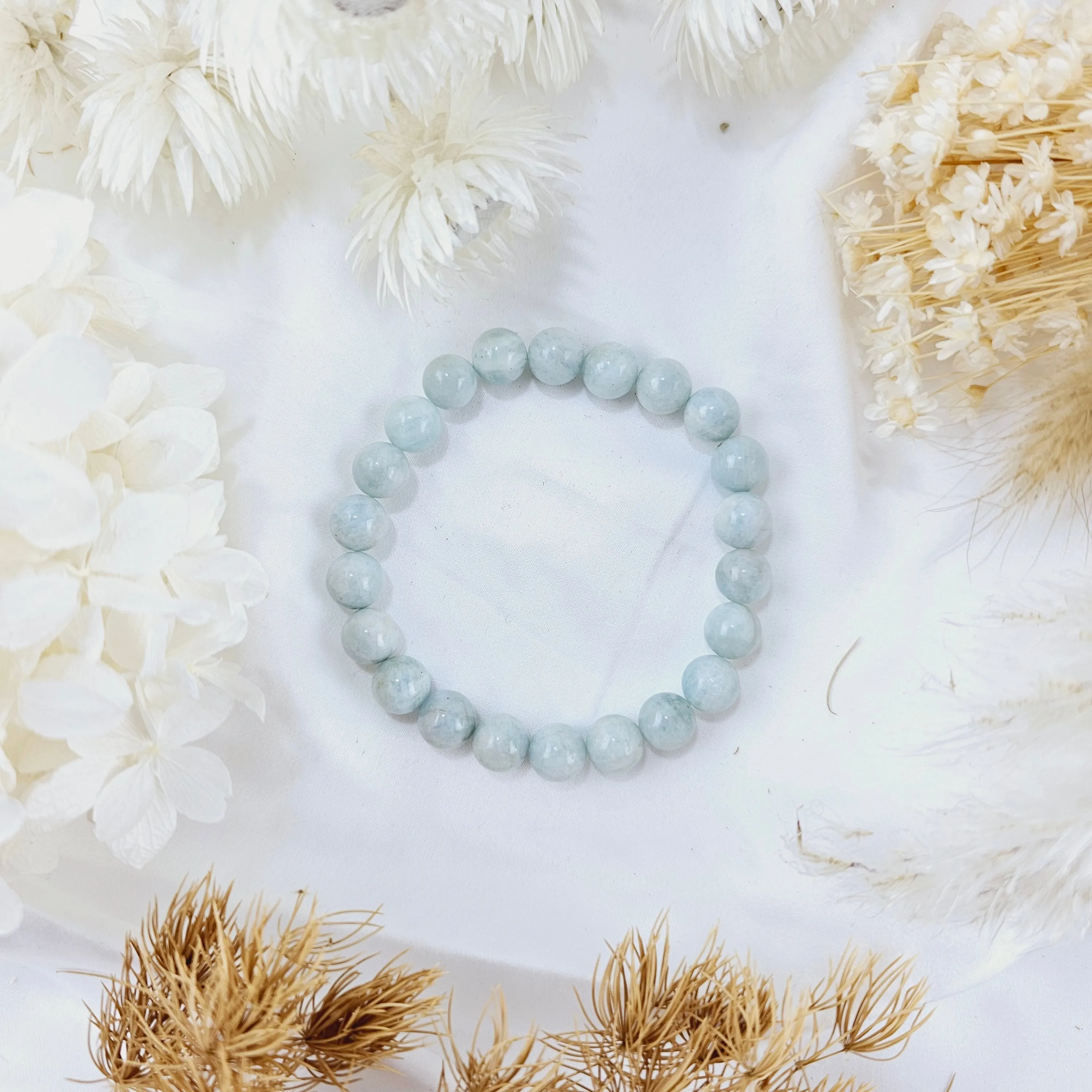Aquamarine Bracelets -  8mm