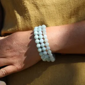 Aquamarine Bracelets -  8mm