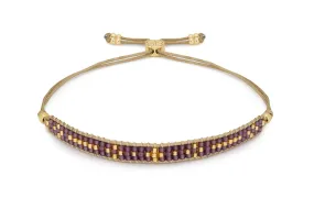 Aslan Gold Mulberry Beaded Friendship Bracelet