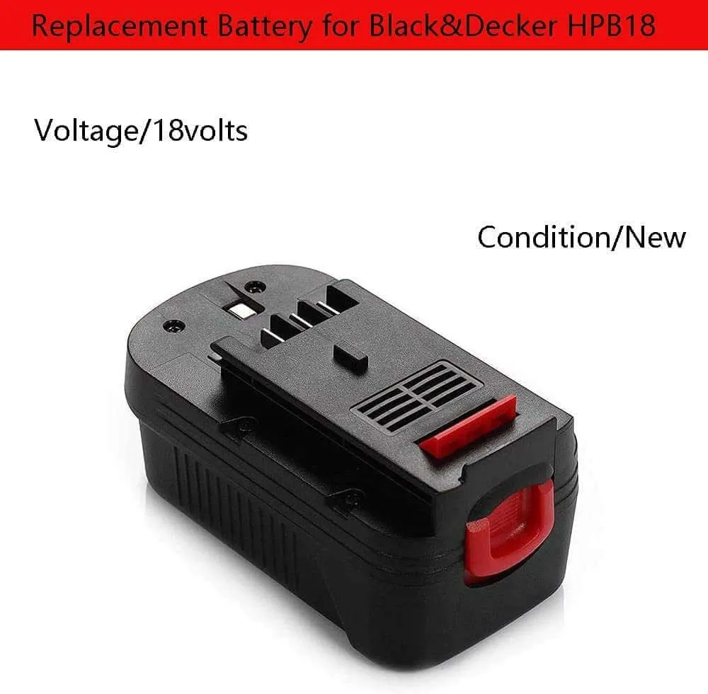 Battery for Black and Decker 18V
