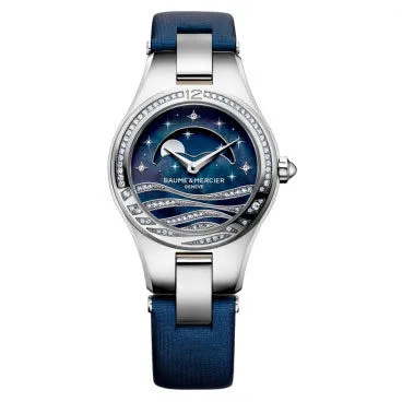 Baume et Mercier Linea NightBlue Mother of Pearl Dial Ladies Watch 10119
