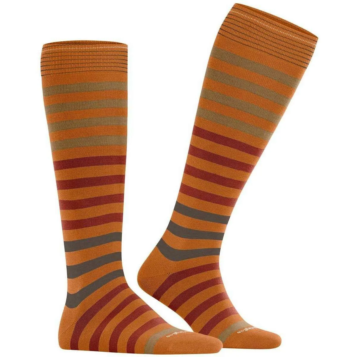 Burlington Blackpool Knee High Socks - Blush Orange