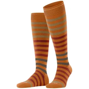Burlington Blackpool Knee High Socks - Blush Orange
