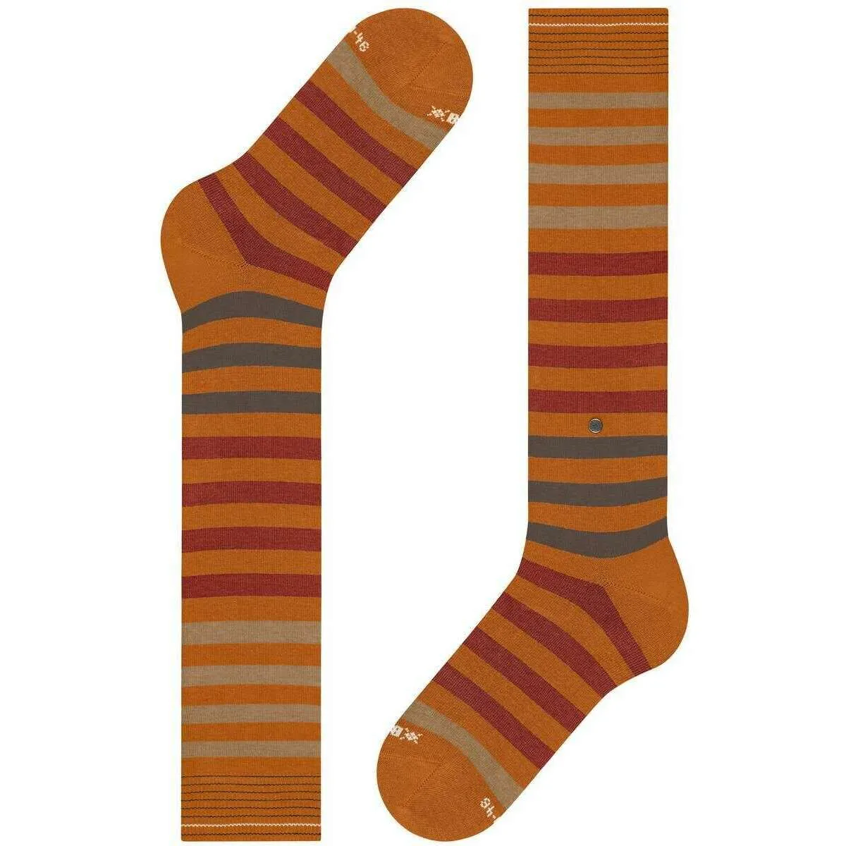 Burlington Blackpool Knee High Socks - Blush Orange
