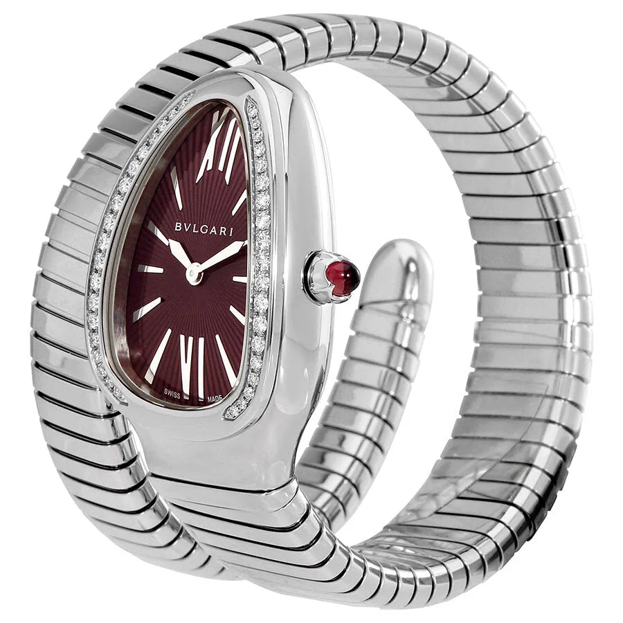Bvlgari Serpenti Ladies Spiral Watch 102529