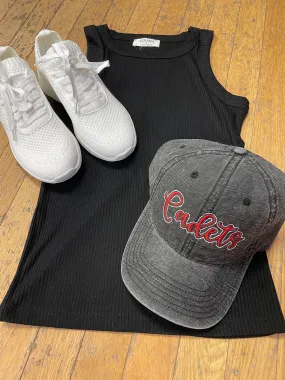 Cadets Cursive Outline Mascot Hat