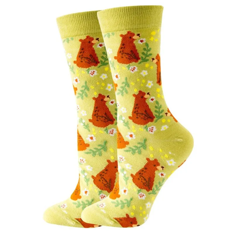 Cartoon Food And Fruit Socks