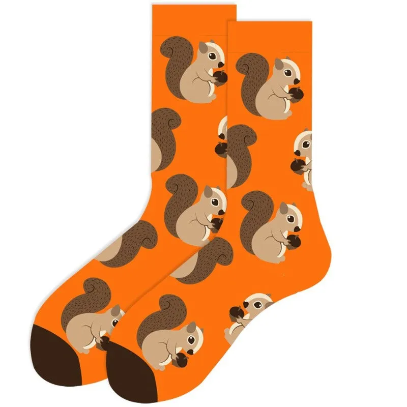 Cartoon Food And Fruit Socks