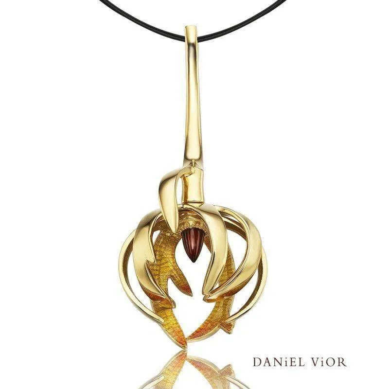 Ceropegia Garnet Necklace - 766880