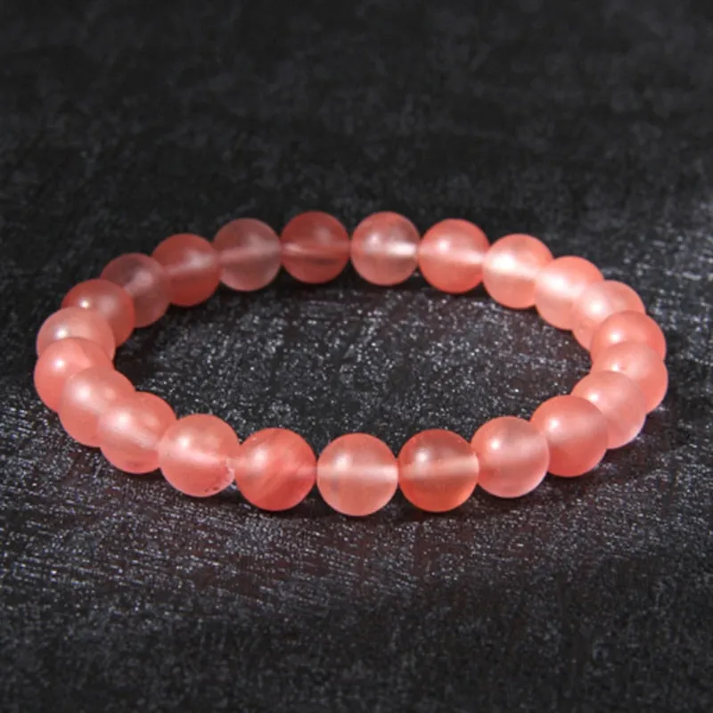 Chakra Beaded Charm Energy Bracelet Men 8mm Natural Stone