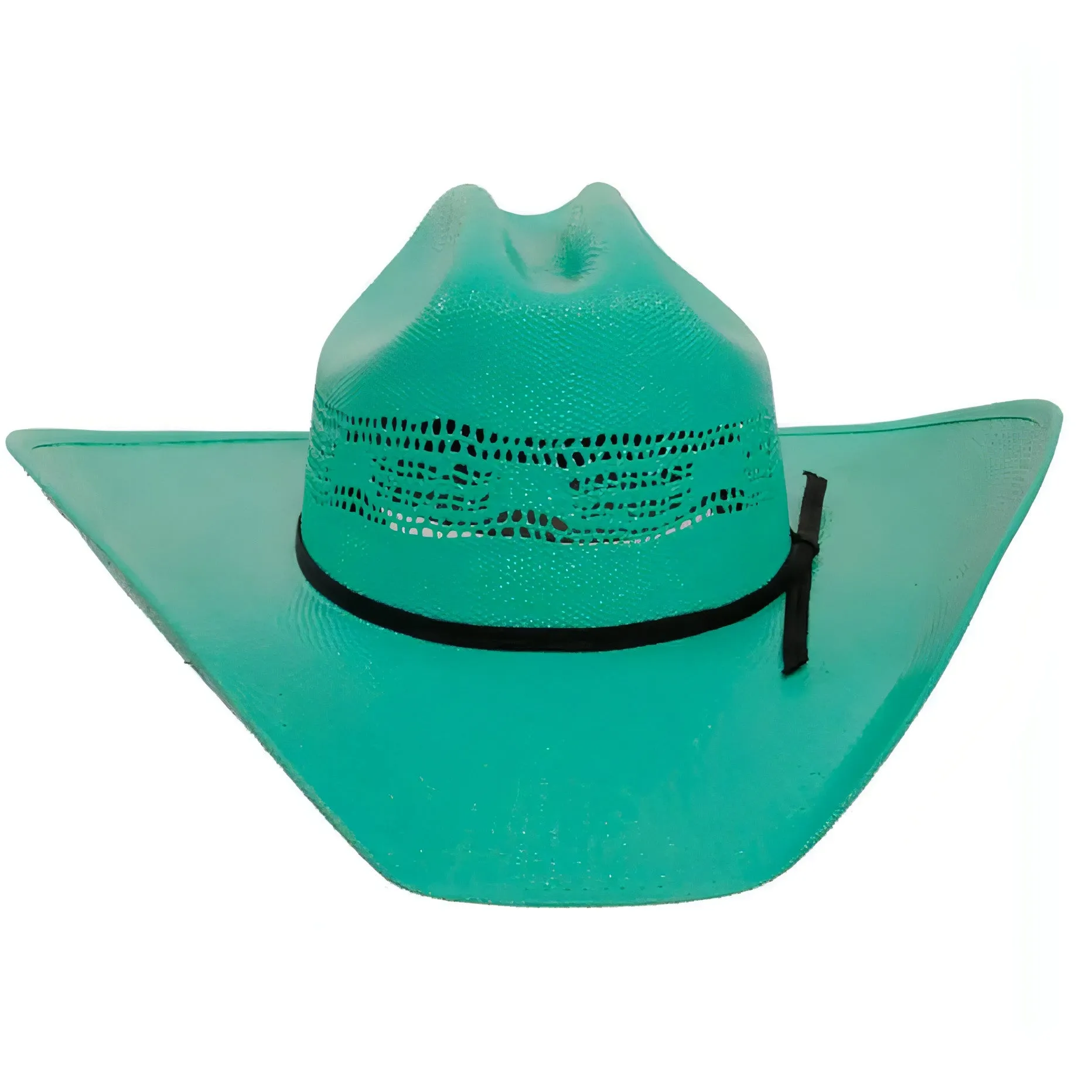 Chelsea Women's Straw Cowgirl Hat Turquoise