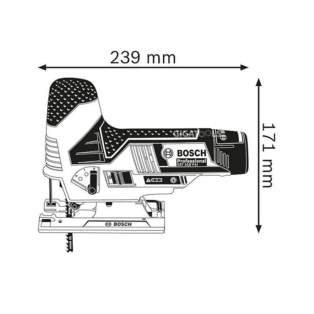 *CLEARANCE* Bosch GST 12 V-LI Professional Cordless Jigsaw ( Heavy Duty ) (Bare Tool only)