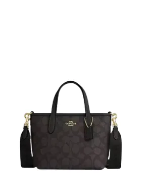 Coach City Mini Tote Bag In Signature Canvas