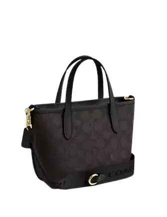 Coach City Mini Tote Bag In Signature Canvas