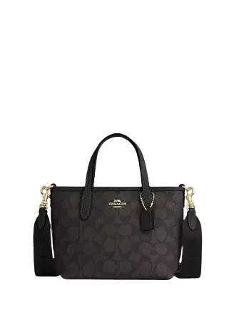 Coach City Mini Tote Bag In Signature Canvas