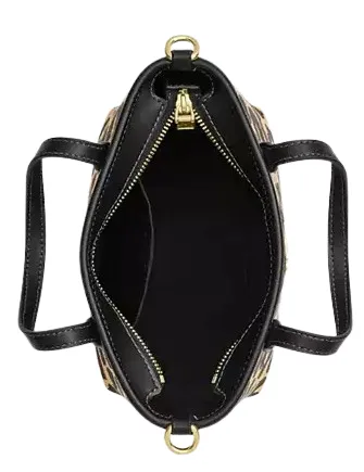Coach City Mini Tote Bag With Leopard Print
