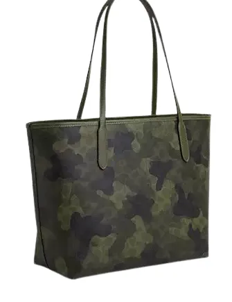 Coach City Tote Bag In Signature Camo Print