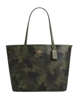 Coach City Tote Bag In Signature Camo Print