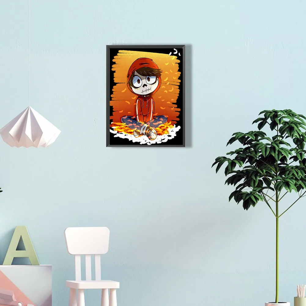 Cool Boy-O630*40cm(canvas) full-round drill diamond painting