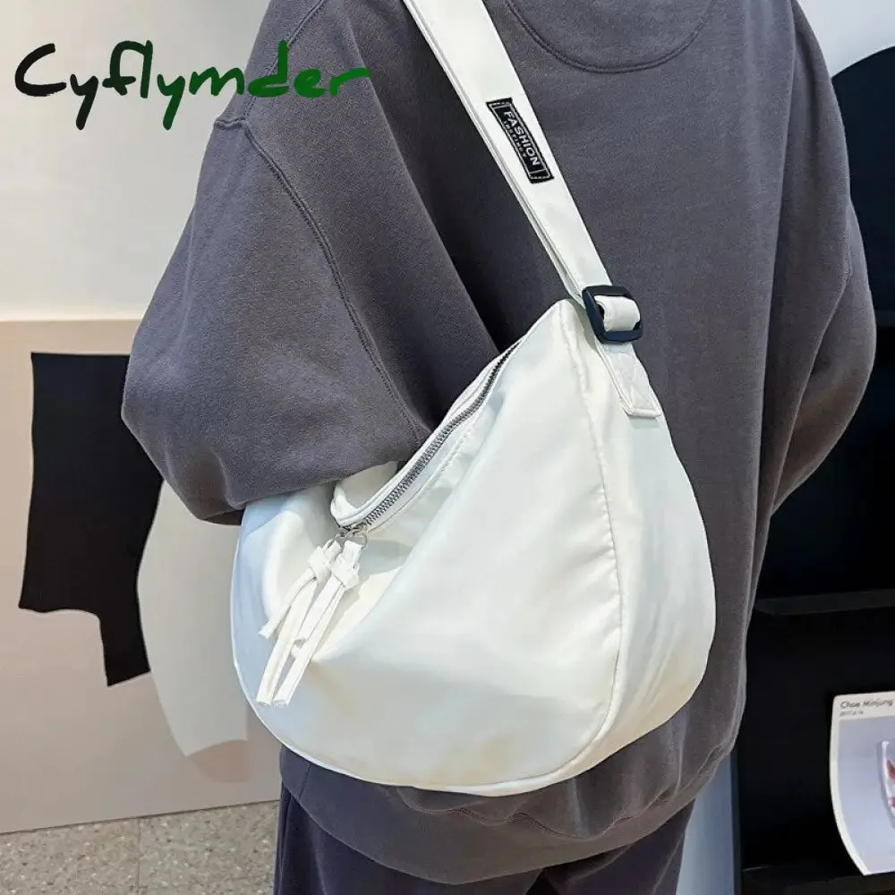 Cyflymder Canvas Women's Bag Cheap Casual Large Capacity Shoulder Bags Fashion Zipper Handbags Shopper Student School Bag Shopping Bags