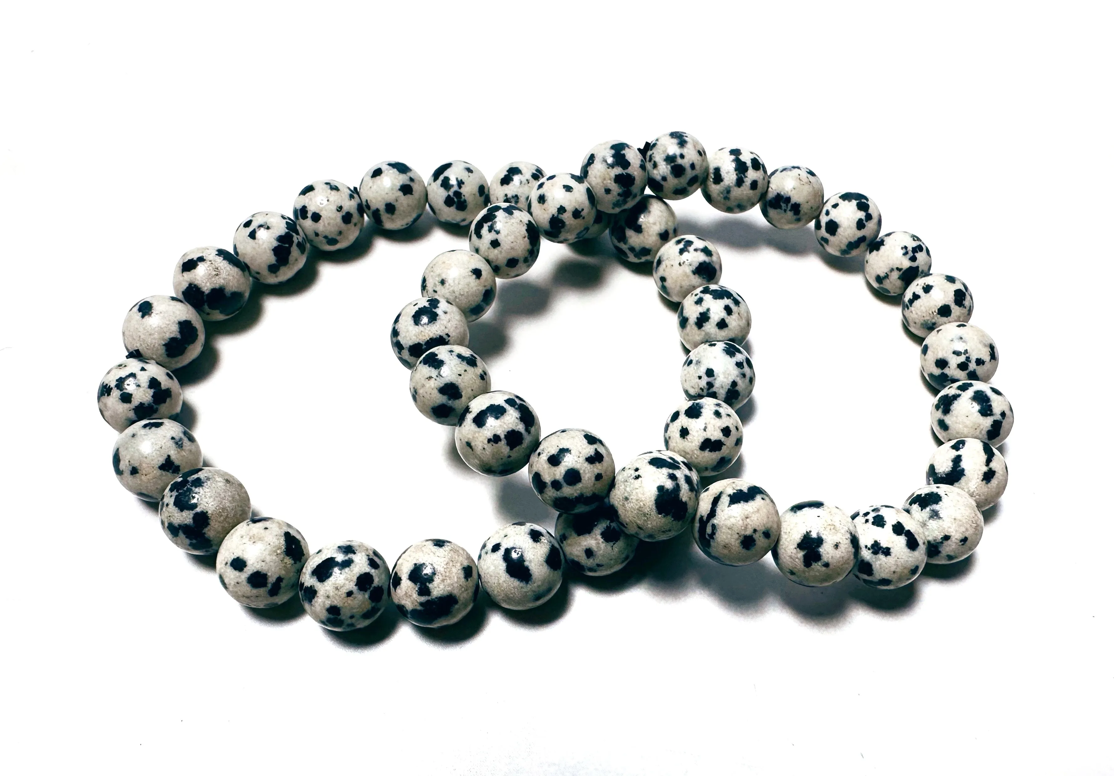 Dalmatian Jasper Beaded Bracelet