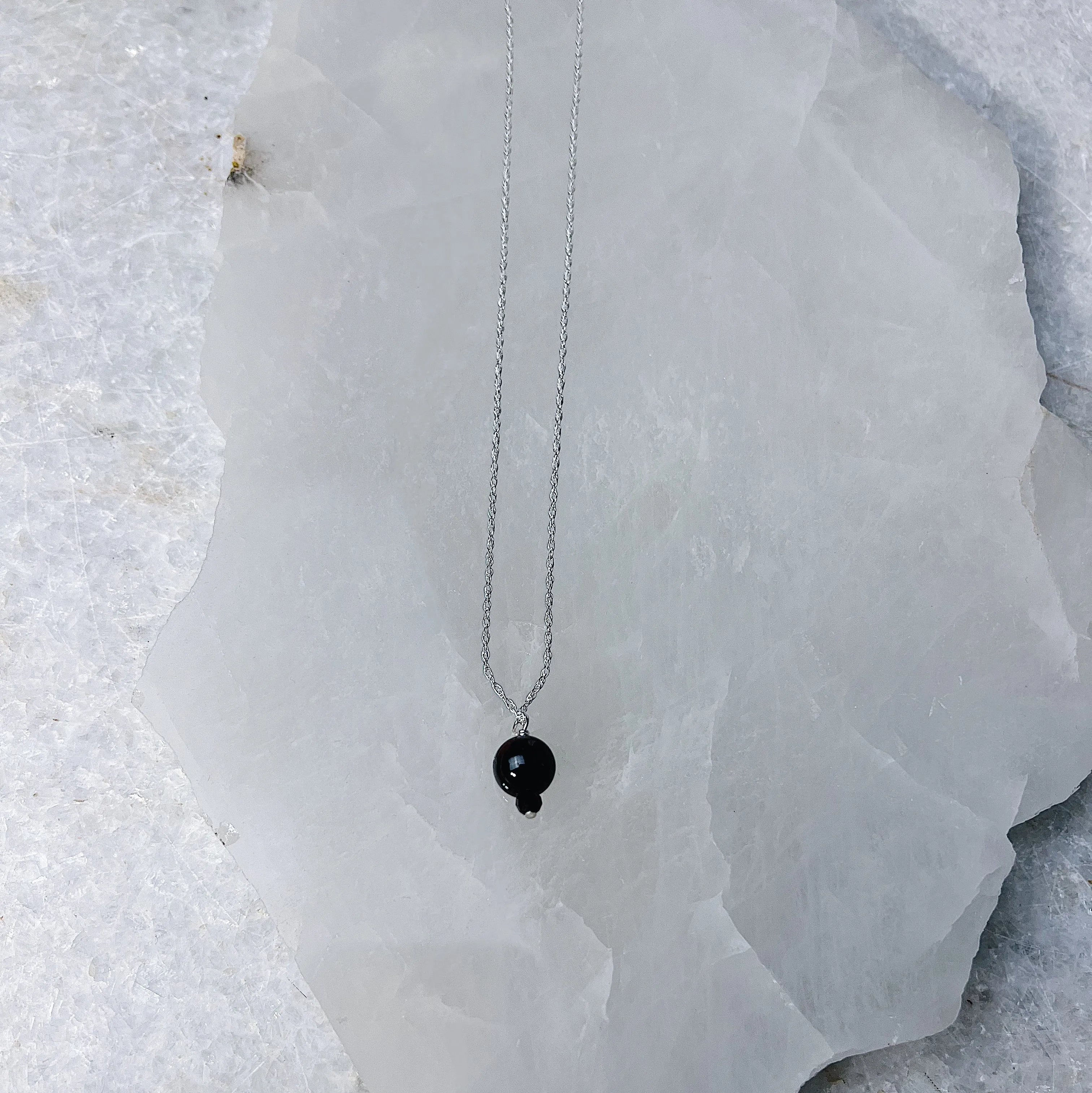 Desert Moon Manifesting Garnet Necklace