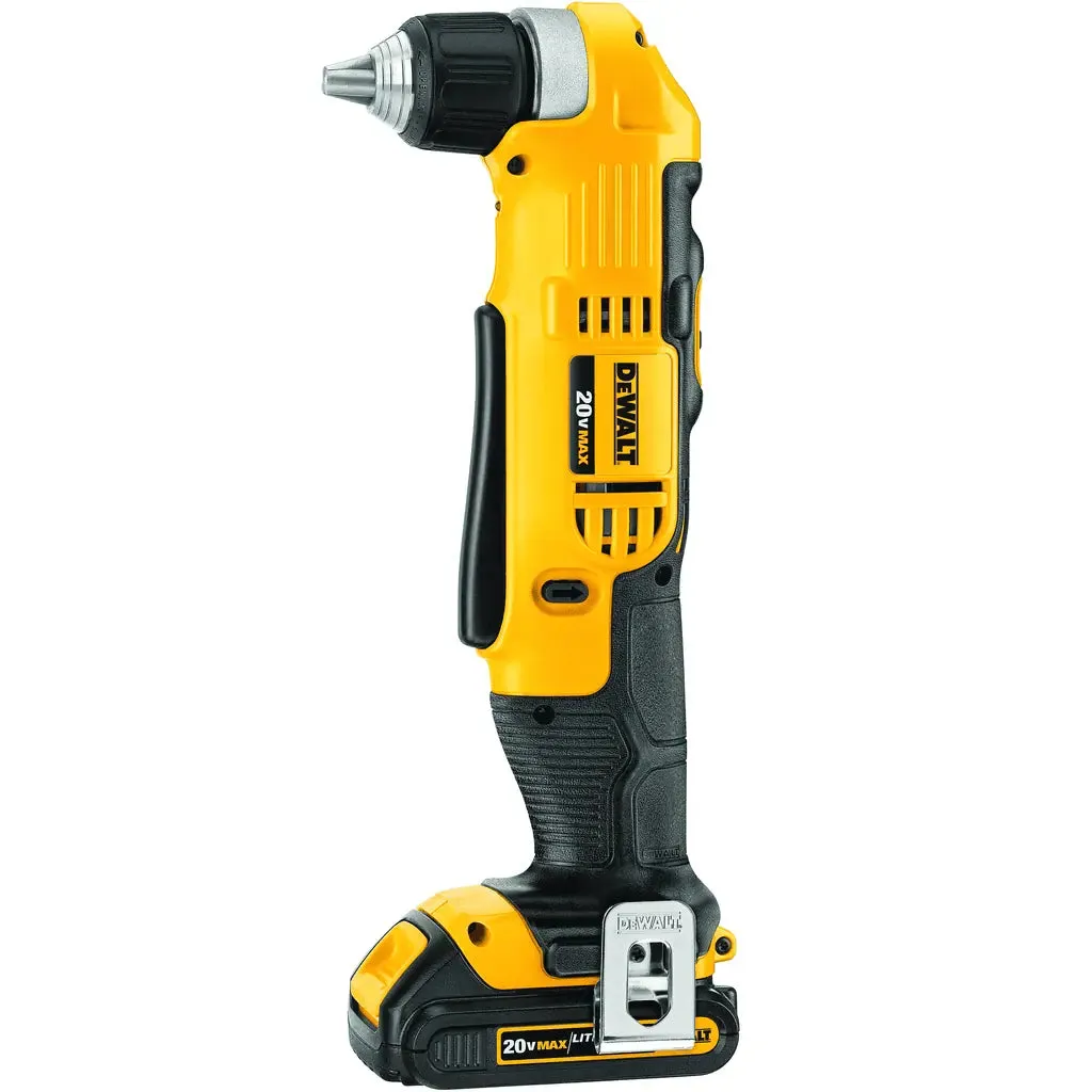 DeWalt 20V MAX* 3/8" Right-Angle Drill/Driver Kit, 1.5Ah