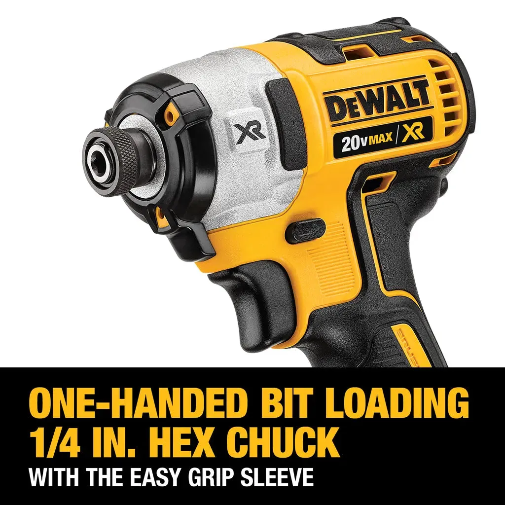 DeWalt 20V MAX* XR‚® Brushless 3-Speed 1/4" Impact Driver, (Tool Only)