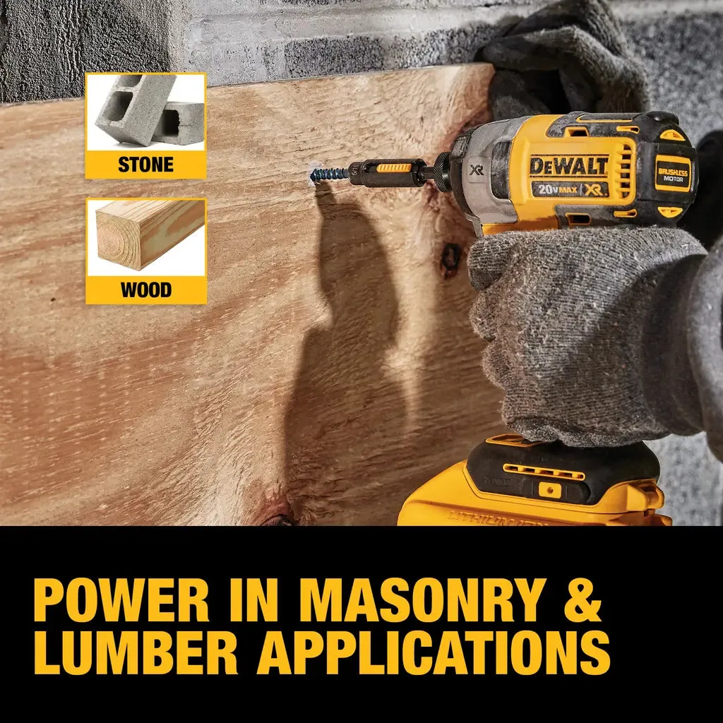DeWalt 20V MAX* XR‚® Brushless 3-Speed 1/4" Impact Driver, (Tool Only)