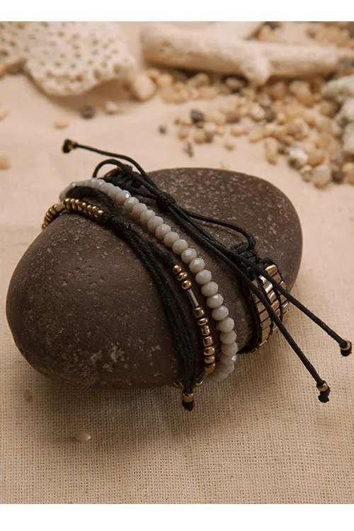 Dhaaga Chic Glam Gold Bracelet Set