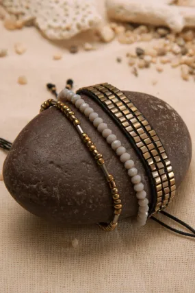 Dhaaga Chic Glam Gold Bracelet Set
