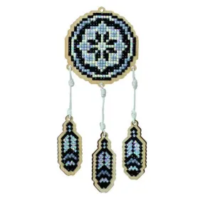 Diamond Painting Kit Gray Dreamcatcher Charm, kit0495