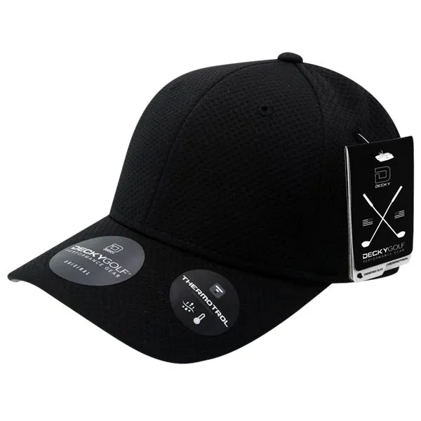 Dimple Pattern L/C Flex Cap - Golf & Spots Cap - Decky 6202