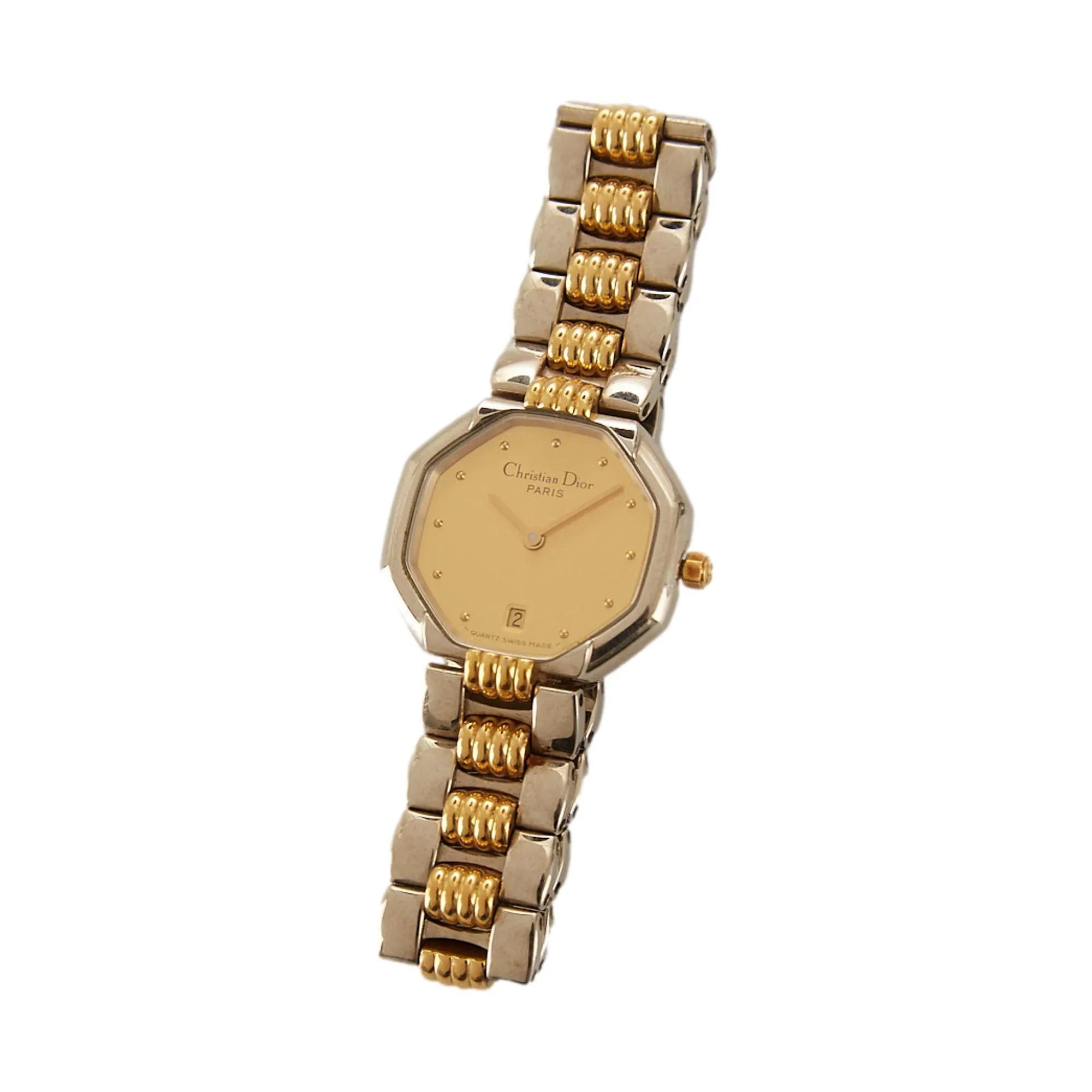 Dior Two-Tone Logo Watch