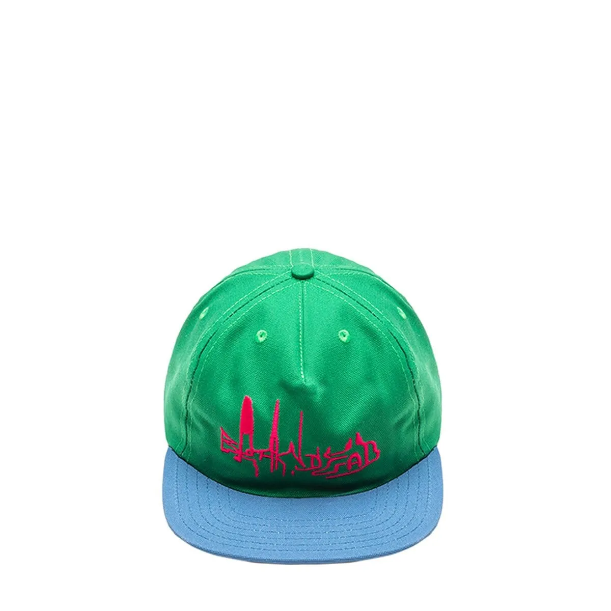DISTORTED TEXT FIVE PANEL STRAPBACK