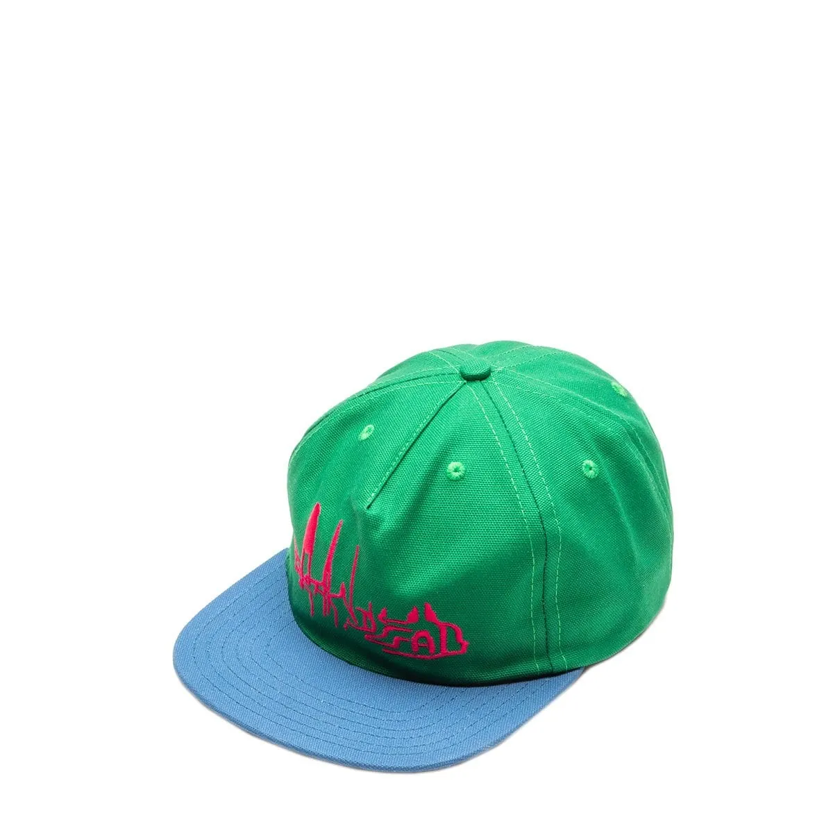 DISTORTED TEXT FIVE PANEL STRAPBACK