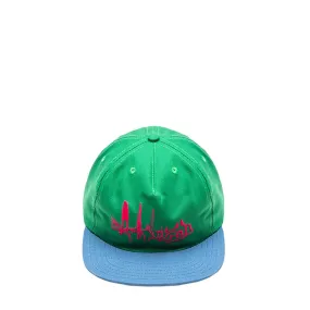 DISTORTED TEXT FIVE PANEL STRAPBACK
