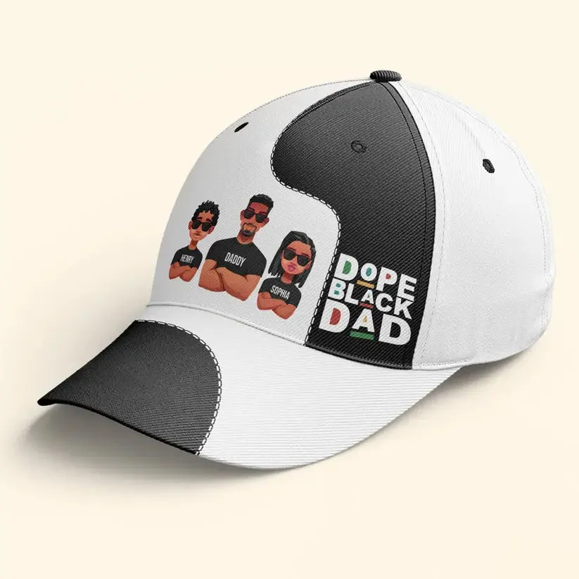 Dope Black Dad Ver 2 - Personalized Classic Cap