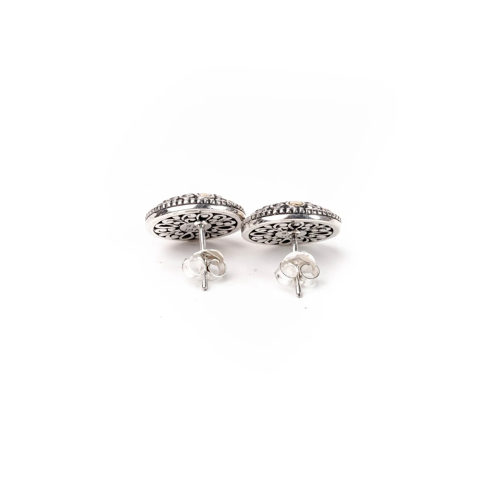 Earstud Two Tone Ukir