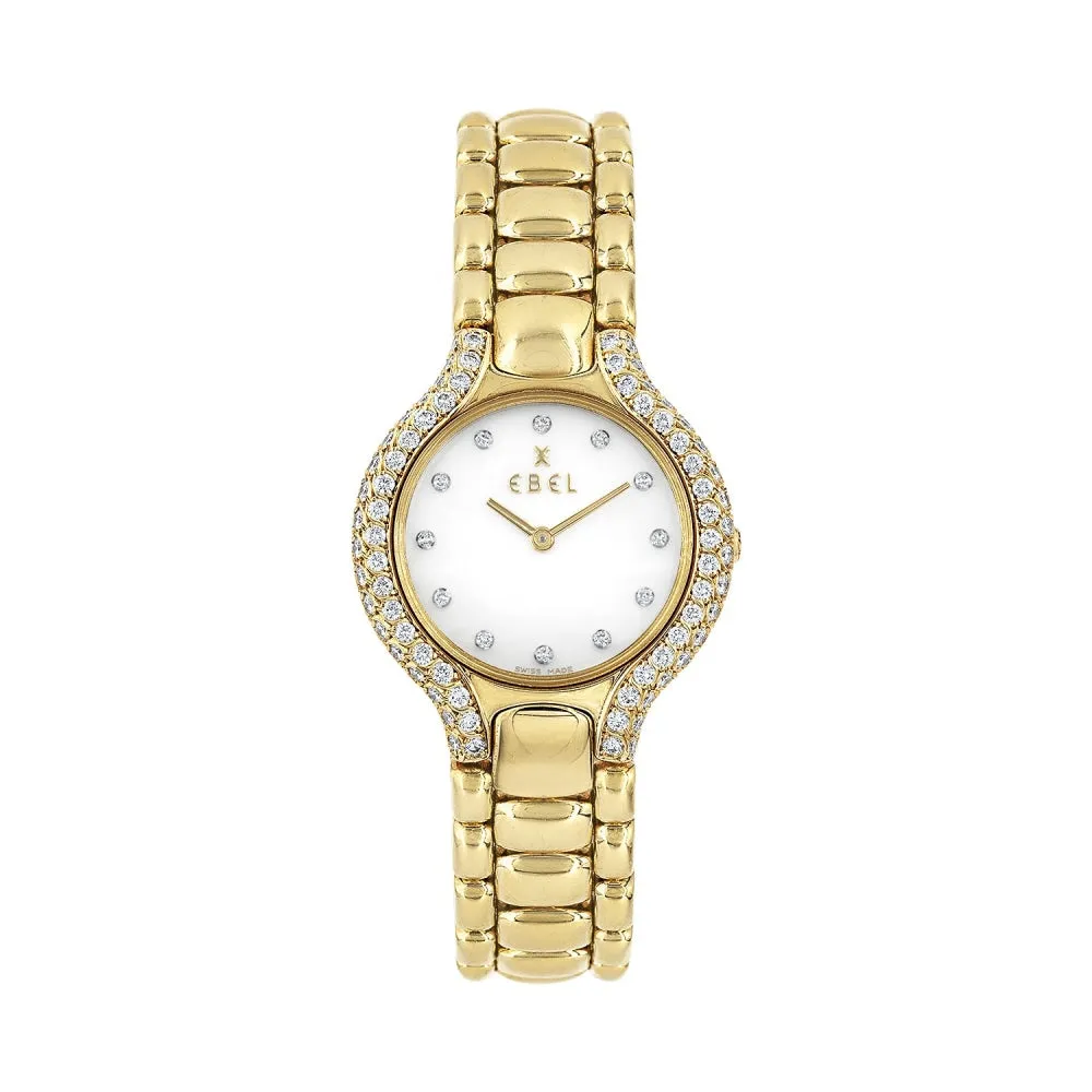 Ebel Beluga 18K Yellow Gold Ladies Watch 866960