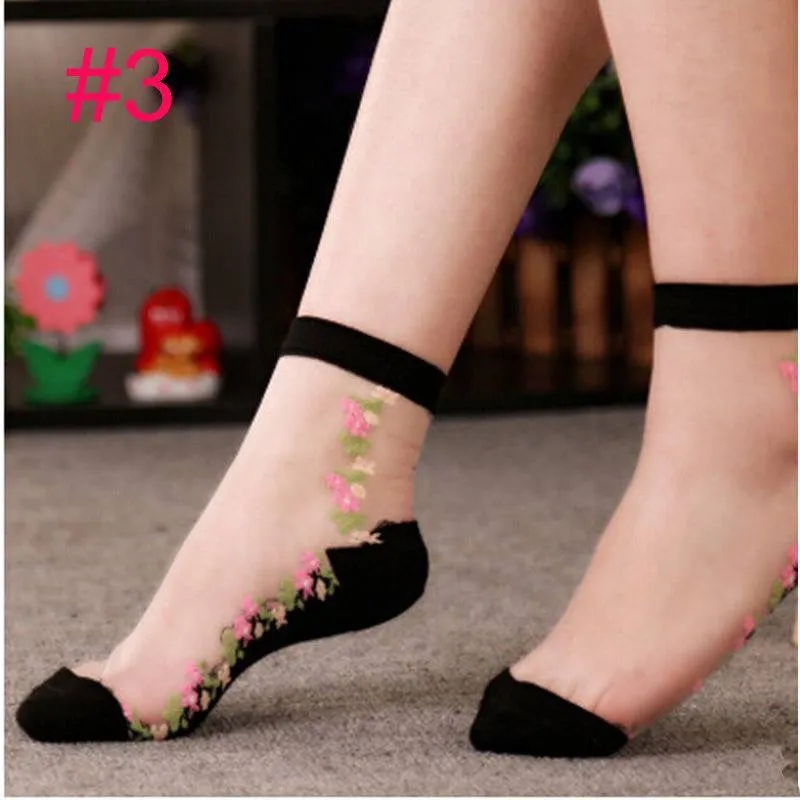 Elegant Women Socks Design #3 Organic Cotton