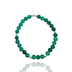 Emerald Green Agate Bracelet